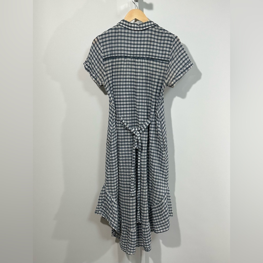 Maeve by Anthropologie Gingham Shirt Dress – Size 4 – With Slip - Picture 2 of 10
